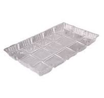 Clear Plastic Feed Tray Jumbo 45X26X2