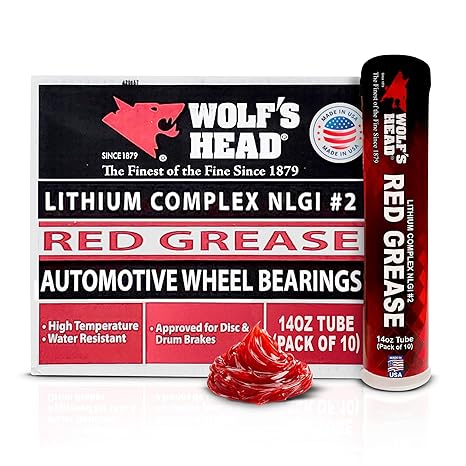 Wolf’s Head Red Grease NLGI #2 (836-88301-91)