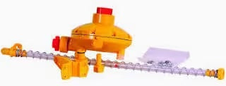 LUBING Regulator Kit, 22mm X 600mm, 2 Outlet