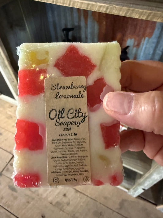 STRAWBERRY LEMONADE BAR SOAP