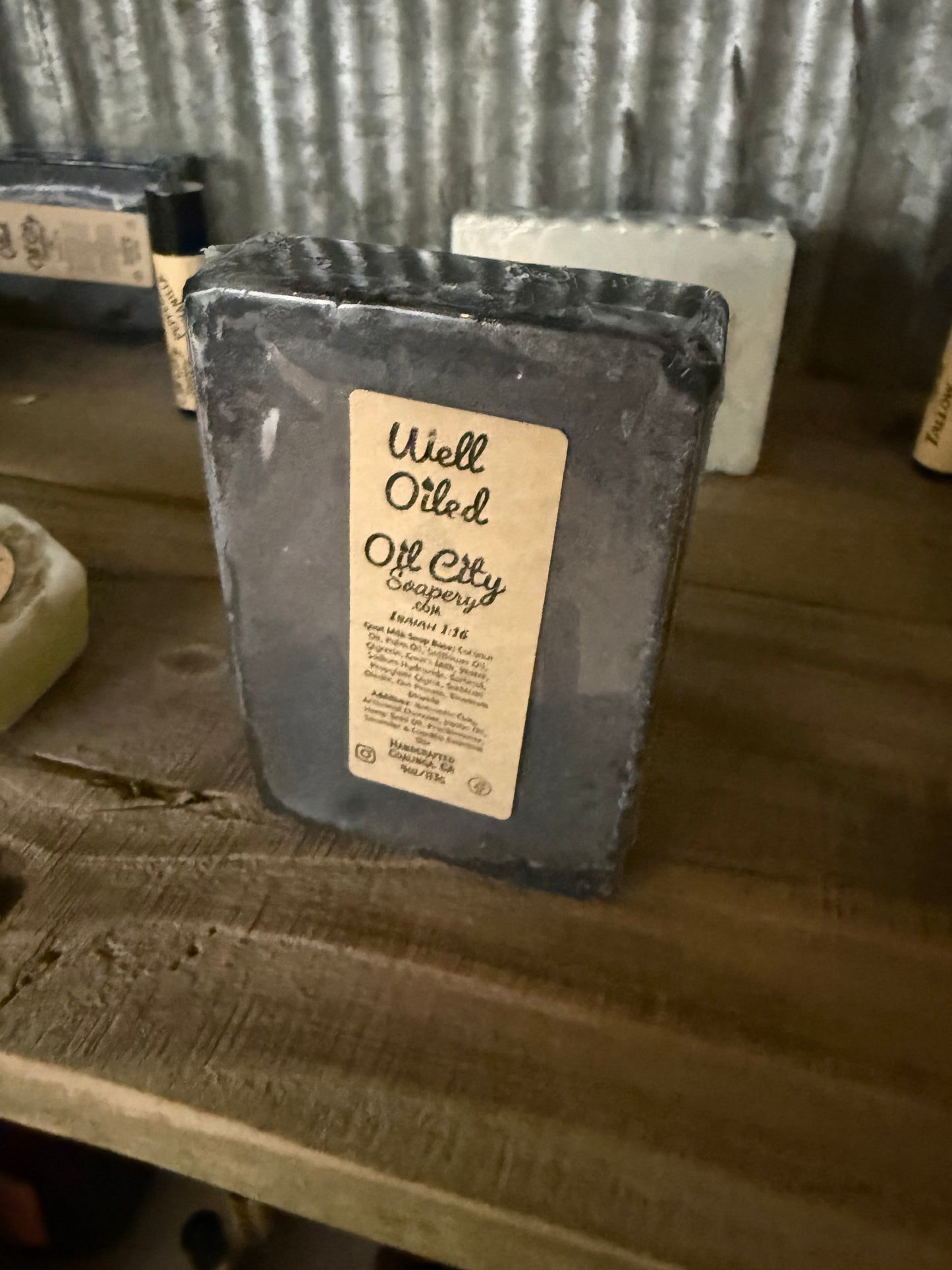 WELL OIL BAR SOAP